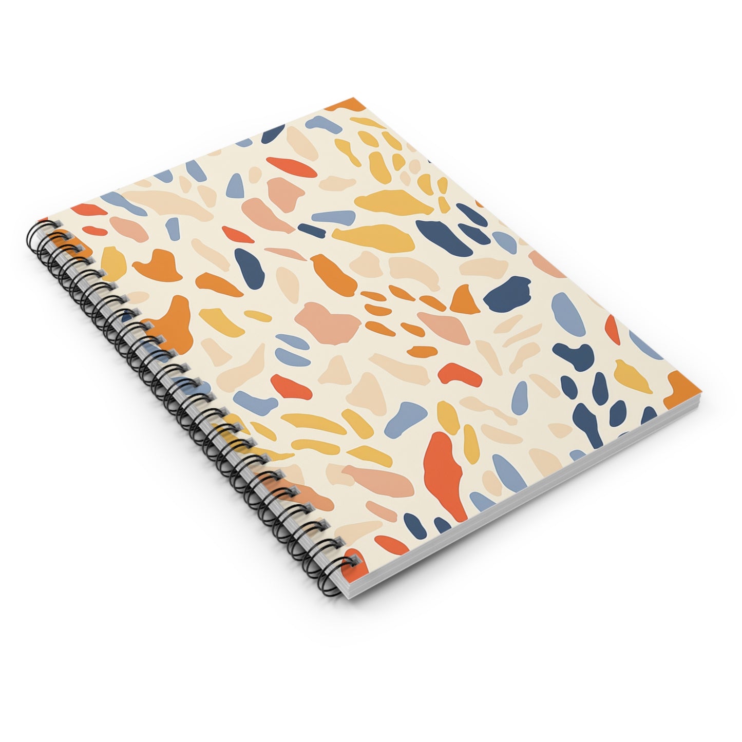 Terrazzo Pattern Spiral Notebook 6 x 8"