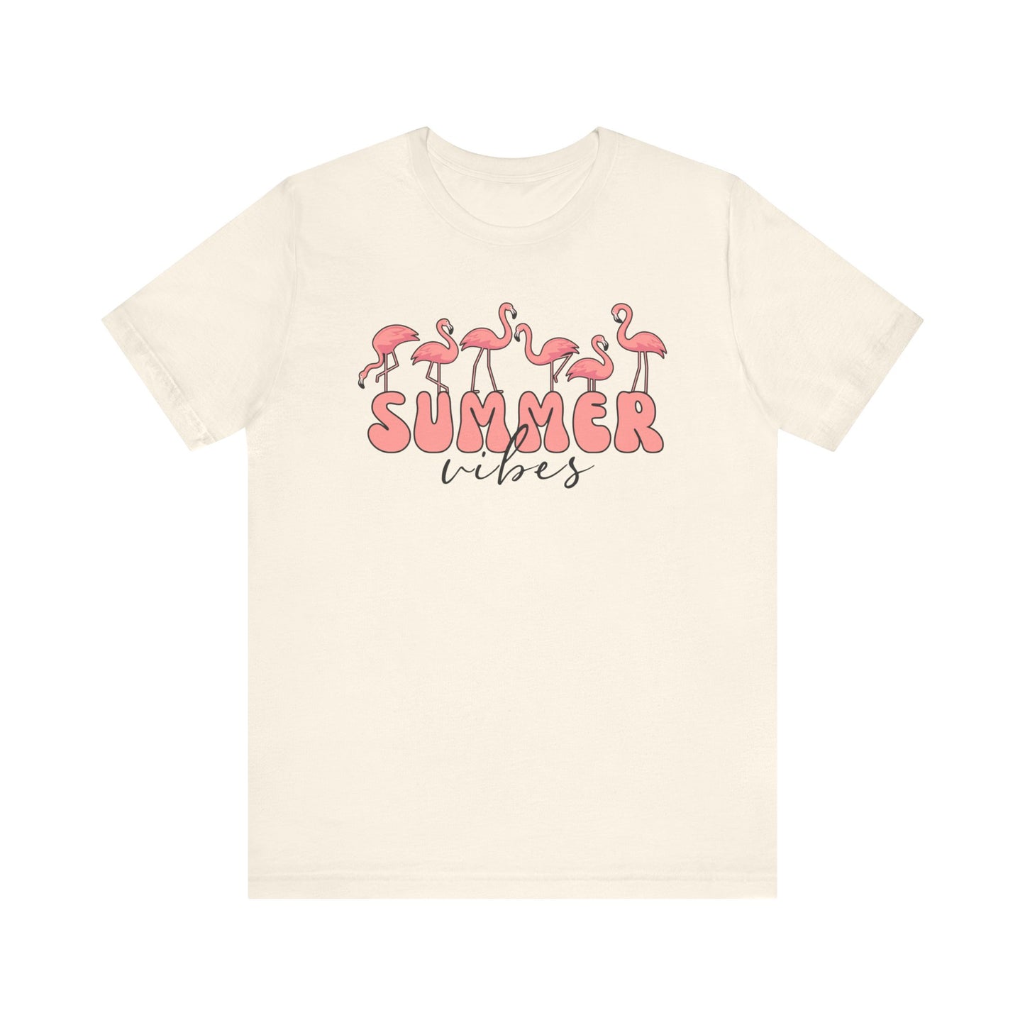 Summer Vibes Flamingo T-Shirt