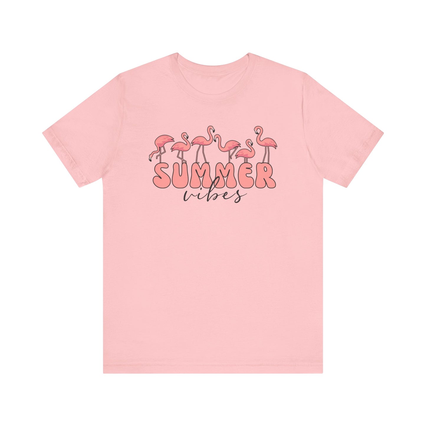 Summer Vibes Flamingo T-Shirt
