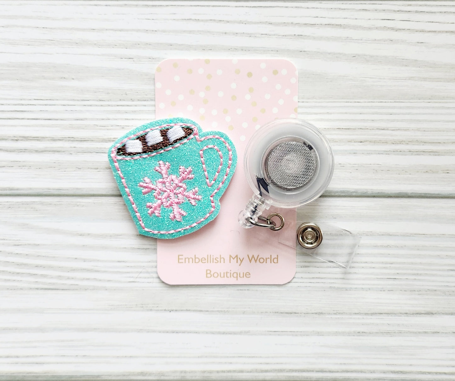 Hot Cocoa Badge Topper