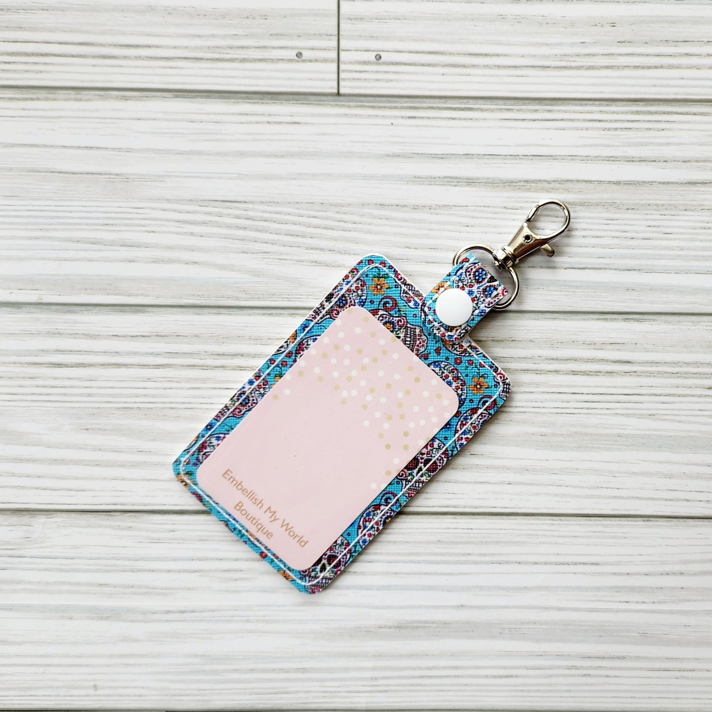 Sugar Skull Badge Holder