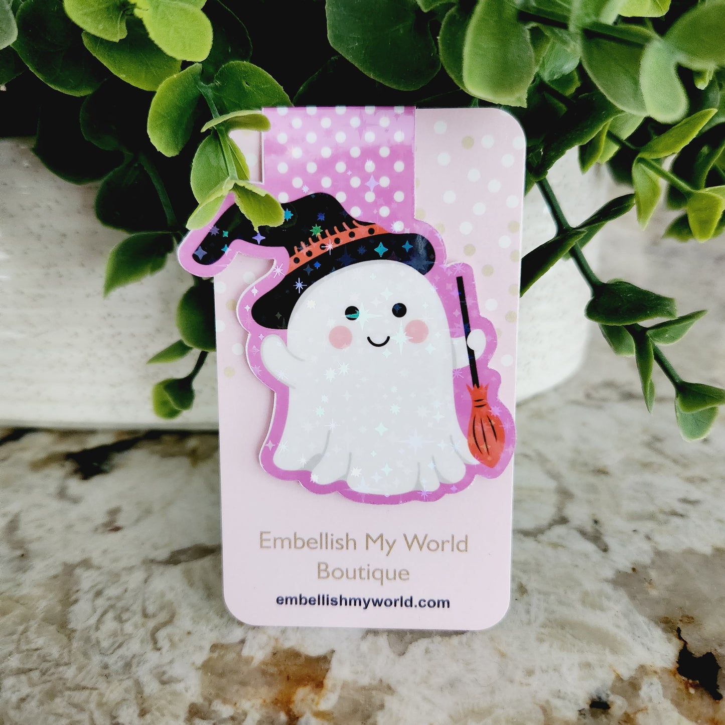 Ghost Magnetic Bookmark