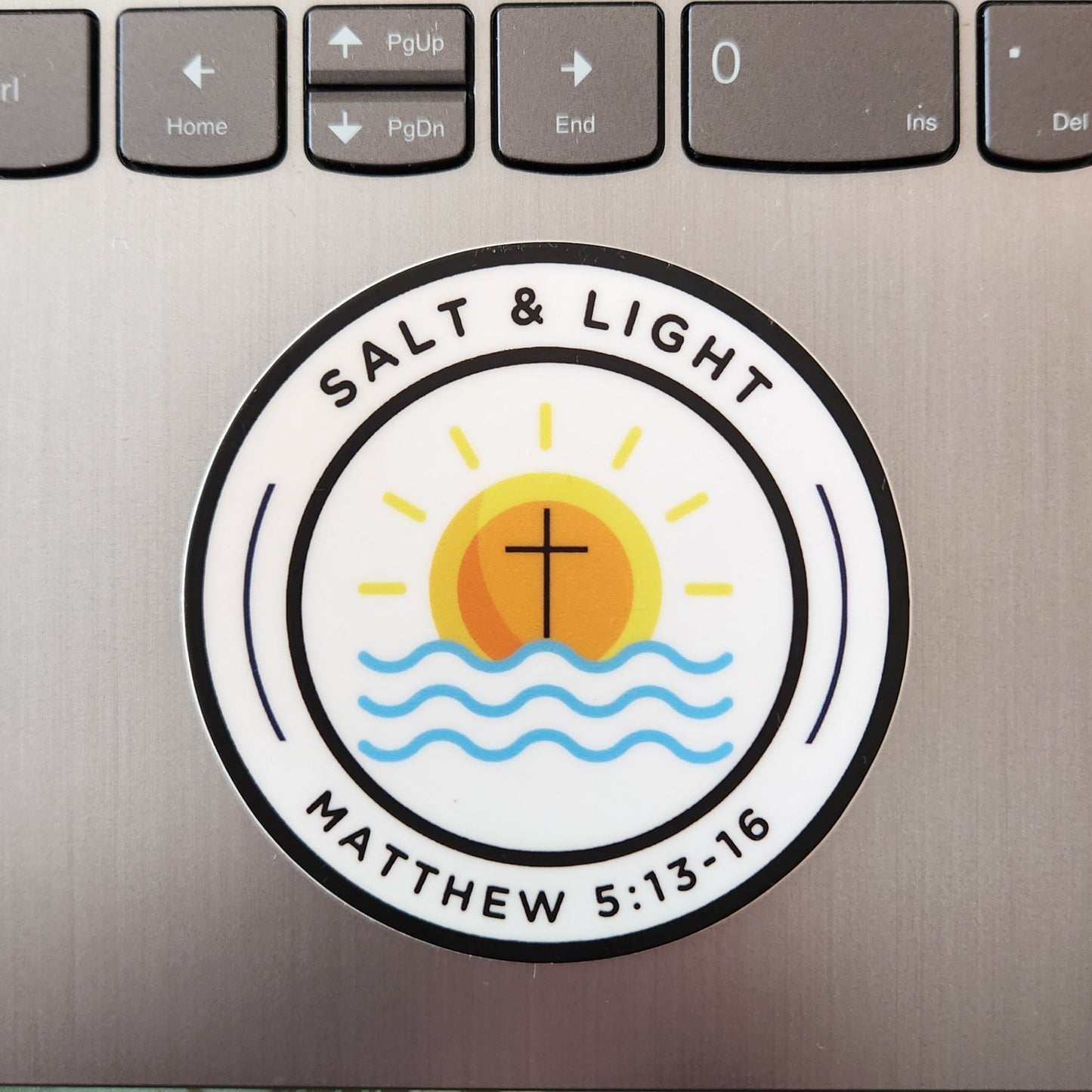 Salt and Light Waterproof Sticker