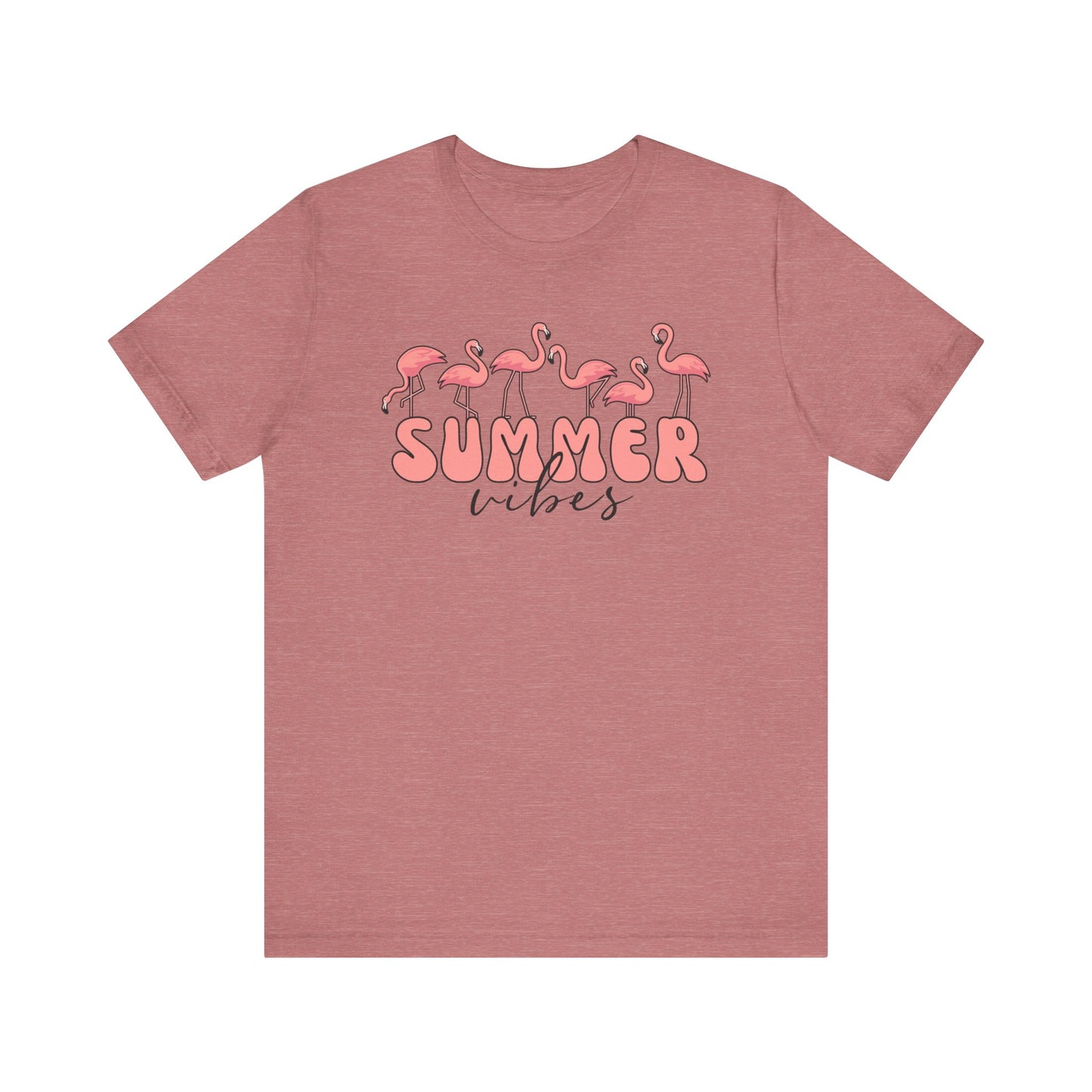 Summer Vibes Flamingo T-Shirt