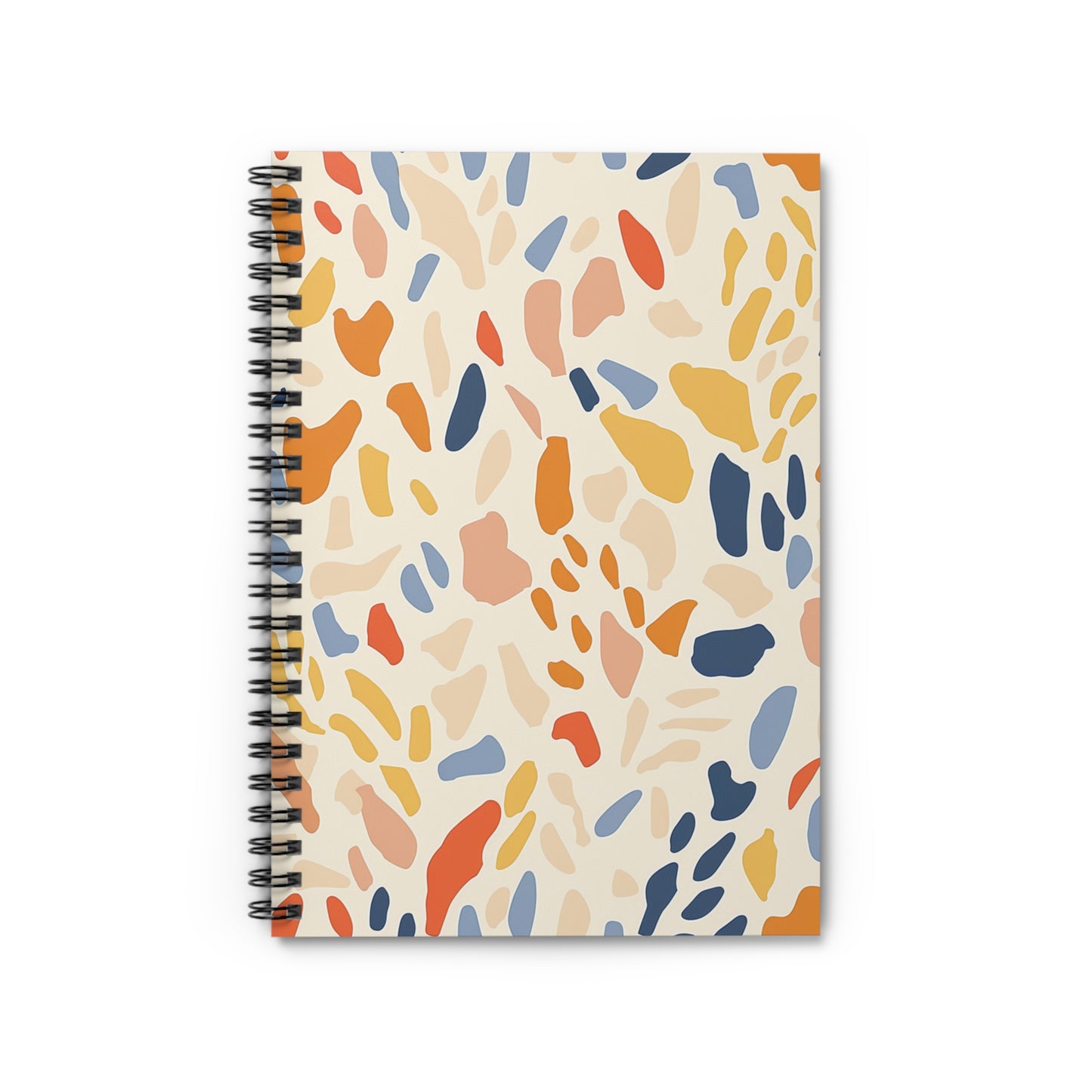 Terrazzo Pattern Spiral Notebook 6 x 8"