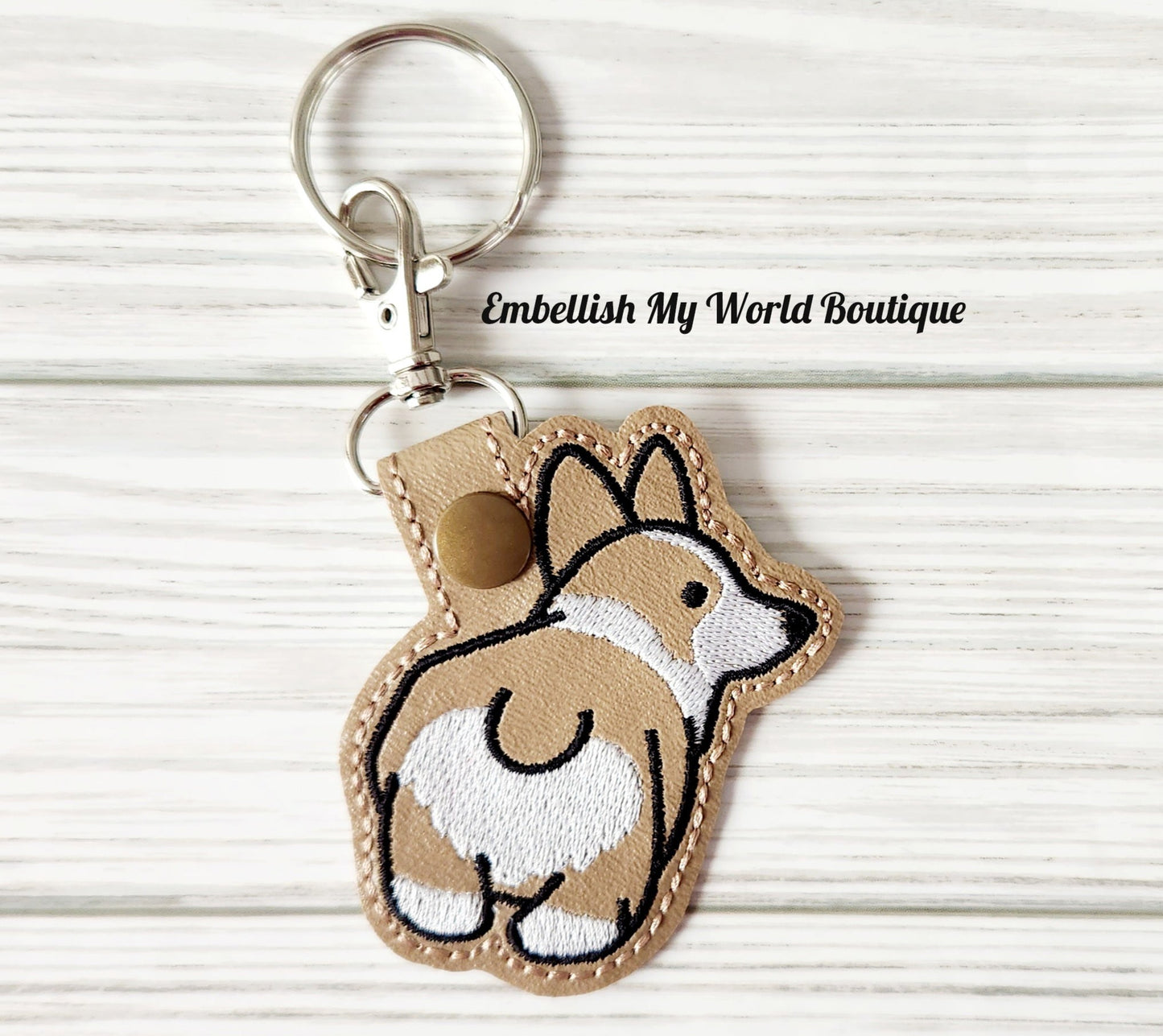 Corgi Keychain