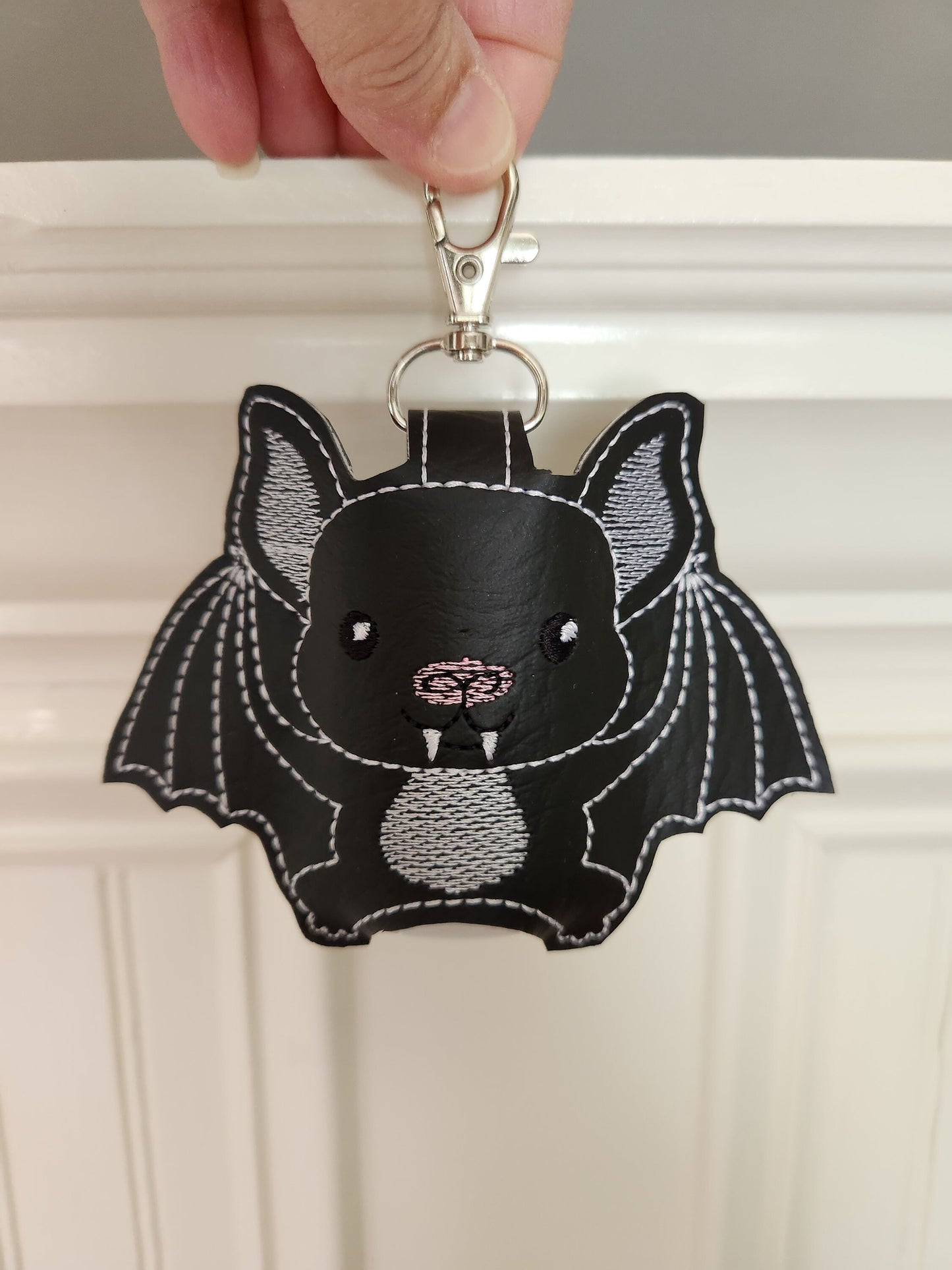 Black Bat Sanitizer Holder