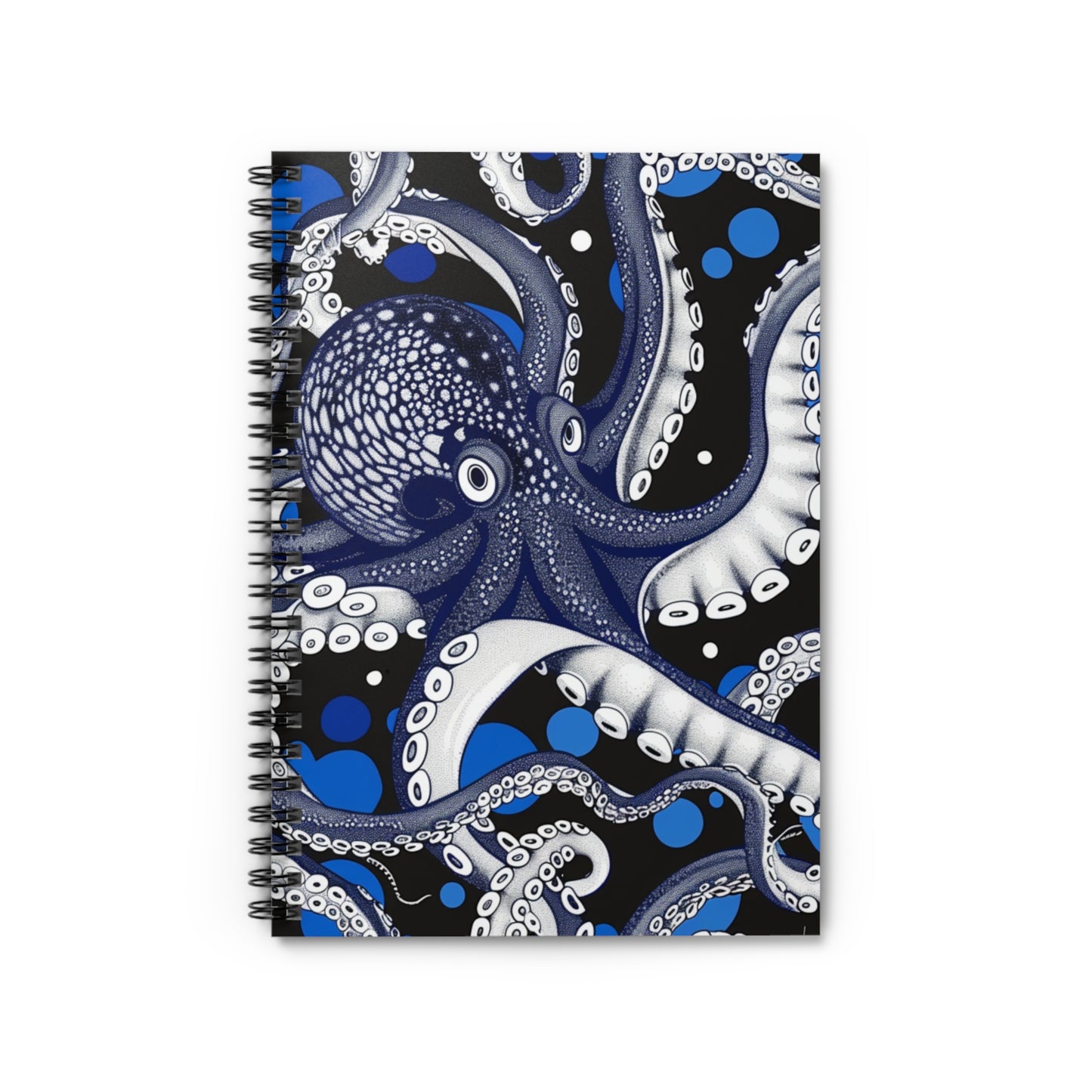 Octopus Spiral Notebook-Journal-Traveler's Notebook- Notepad-Nautical-Kraken-Ocean Themed