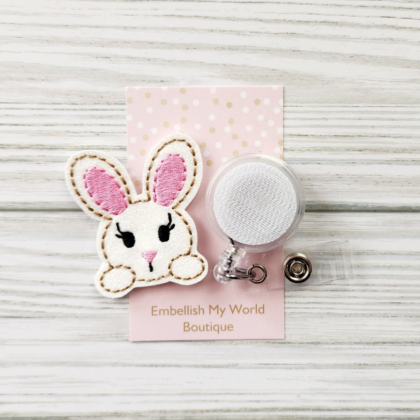 Bunny Badge Topper