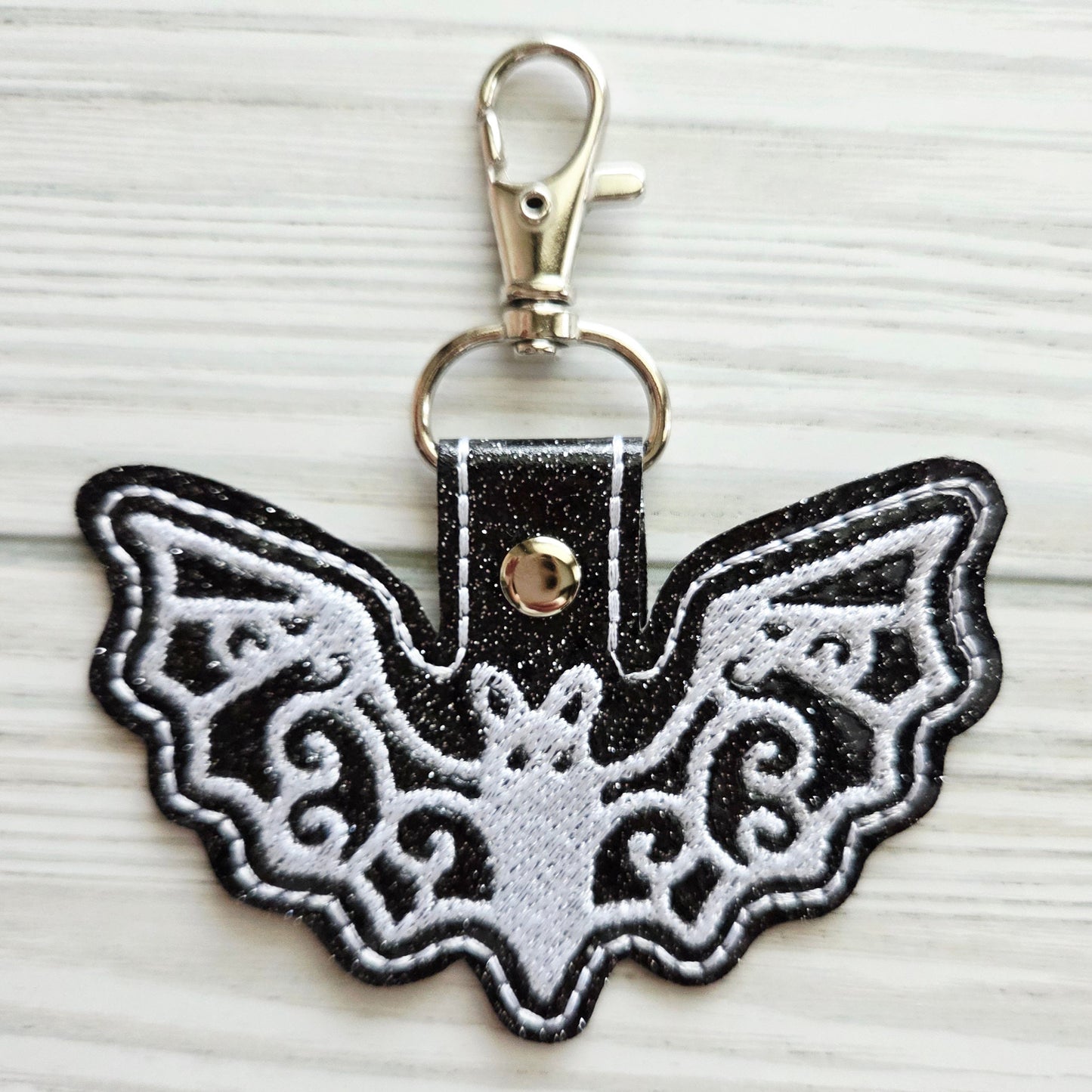 Black Bat Keychain/ Bag Charm