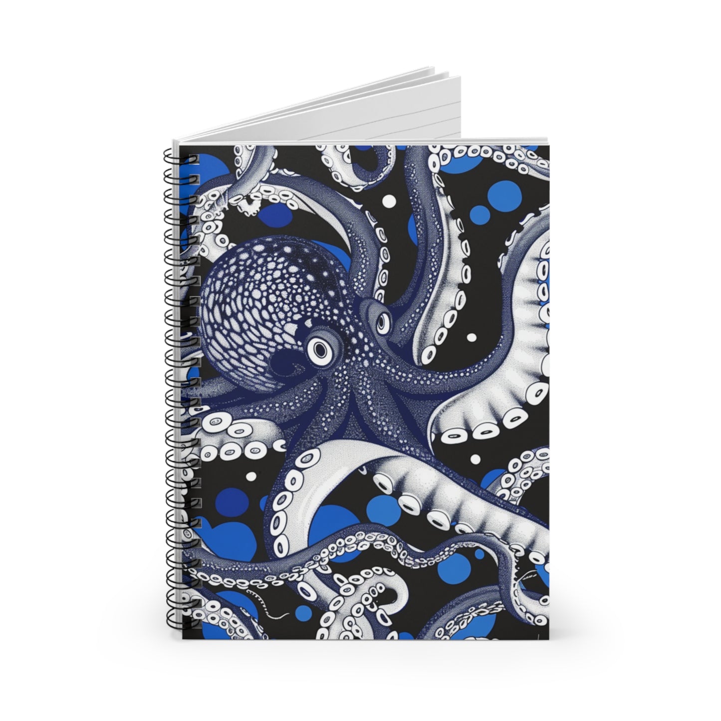 Octopus Spiral Notebook-Journal-Traveler's Notebook- Notepad-Nautical-Kraken-Ocean Themed