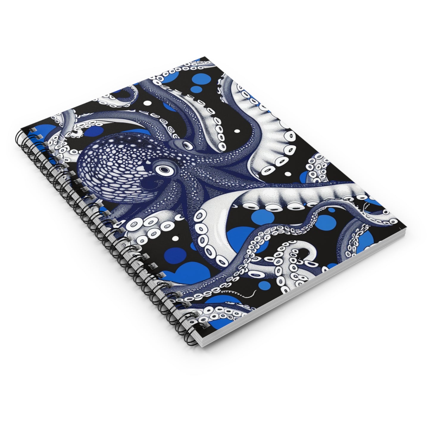 Octopus Spiral Notebook-Journal-Traveler's Notebook- Notepad-Nautical-Kraken-Ocean Themed