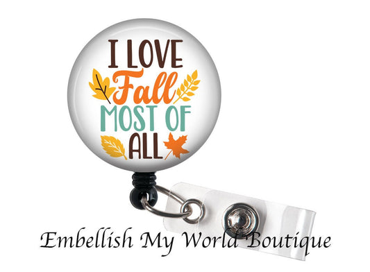 "I Love Fall" Badge Reel