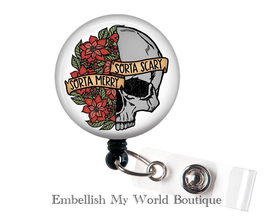 "Sorta Merry"Christmas Badge Reel