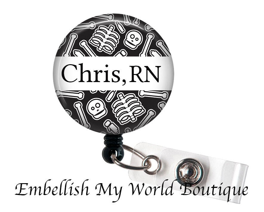 Personalized Skeletons Badge Reel